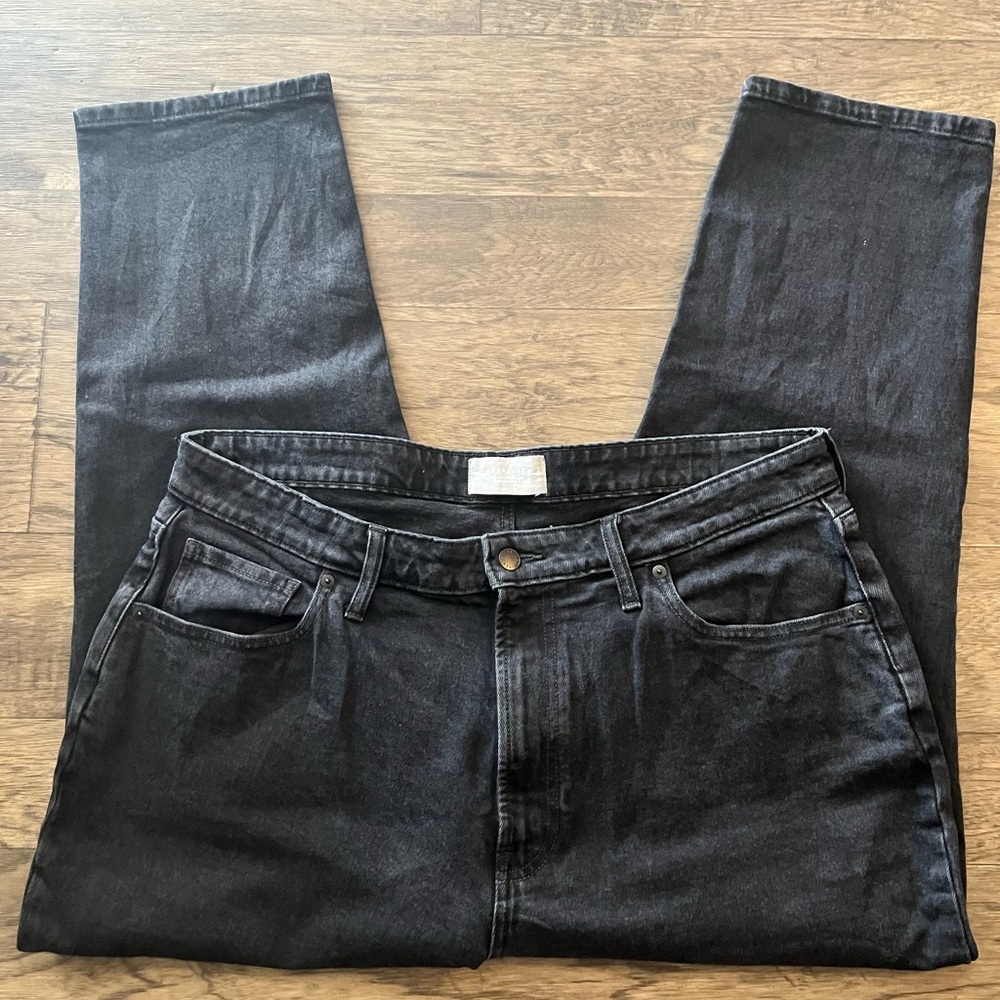 Everlane Curvy Cheeky Black Denim Jean